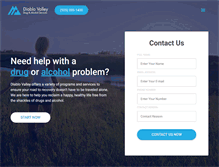 Tablet Screenshot of diablovalleytreatment.com
